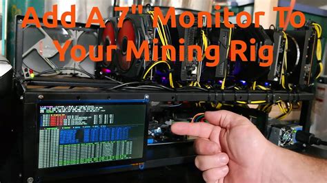 Add A Monitor To Your Mining Rig Youtube