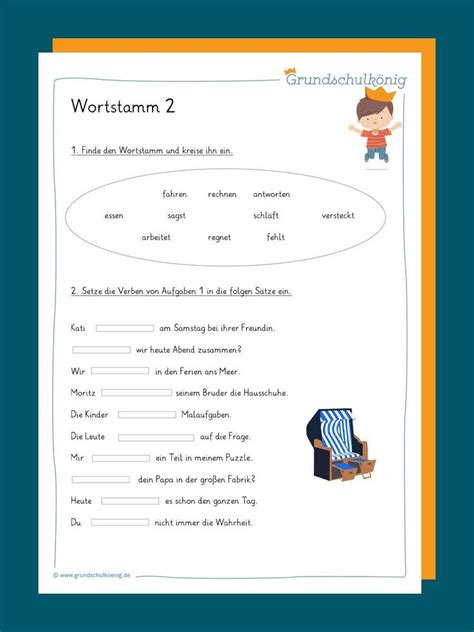 Wortfamilien Wortstamm Wortfamilien Unterricht Lesen Wortfamilie