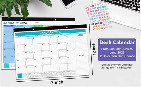 Desk Calendar Large Months Wall Calendar X