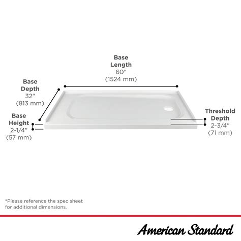 Passage 60x32 Inch Low Threshold Shower Base Right Hand Drain