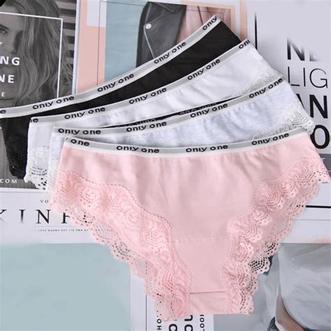 Cotton Women Underwear Breifs Lace Panties Shorts Lingerie Lift Hip Female Intimates Universal