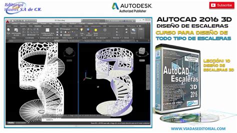 Autocad D Curso Avanzado Tutorial Espa Ol Dise O De Escaleras