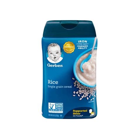 Gerber Single Grain Rice Cereal 16 Oz Container 1 Tub Shopee