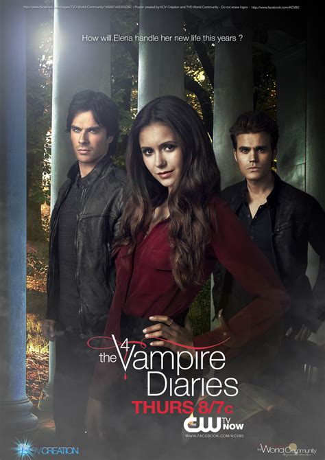 Poster Season The Vampire Diaries By Kcv On Deviantart Vampire