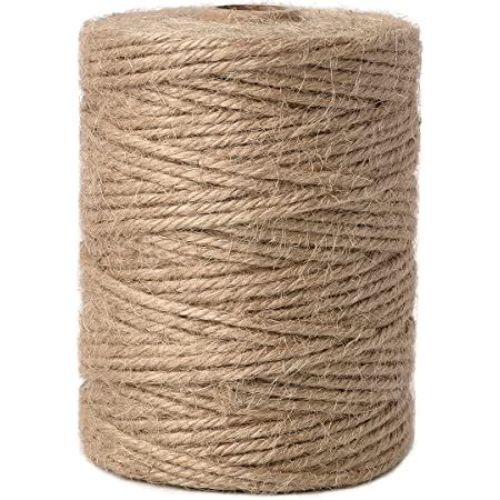 Feet Natural Jute Twine Ply Gift Wrapping String Diy Rope Garden