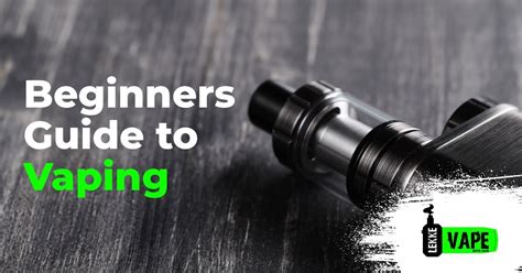 Vaping 101 A Beginners Guide To Vaping Lekkevape