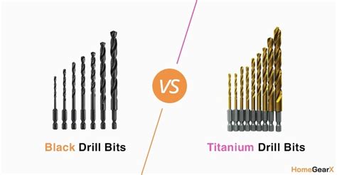 Black Oxide Vs Titanium Drill Bits Comparison And Differences Wezaggle