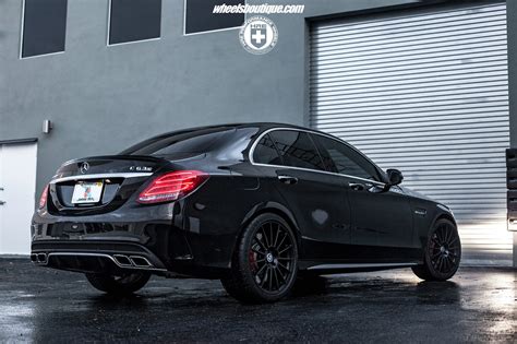 mercedes, Benz, C63, S, Amg, Black, Cars, Hre, Wheels Wallpapers HD / Desktop and Mobile Backgrounds