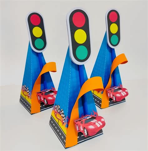 Kit Festa Caixas Pegue E Monte Lembrancinha Hot Wheels