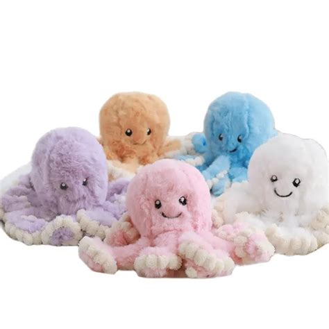 40 80cm Lovely Simulation Octopus Pendant Plush Stuffed Toy Soft Animal