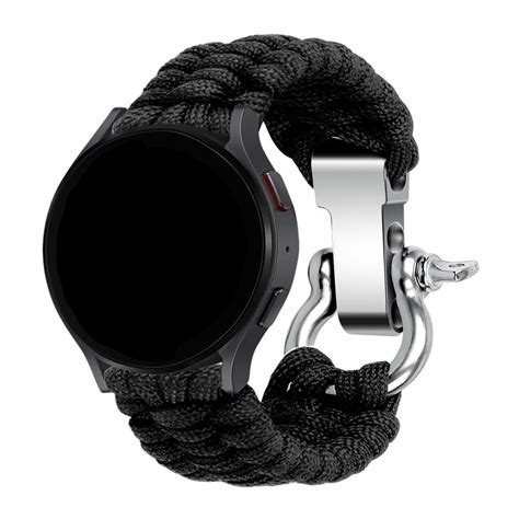 Polar Ignite Nylon Rope Strap Black