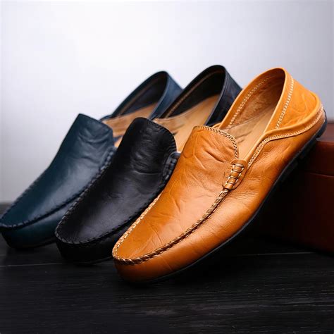 Mocassins décontractés en cuir synthétique pour hommes Mon Mocassin