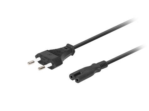 Kabel Zasilaj Cy Euro Radiowy Cee Iec C M Czarny Lanberg