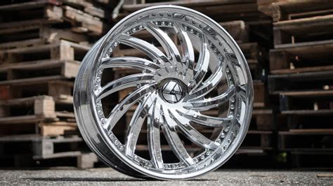 24 Azara Wheels Aza 508 Chrome Rims Aza010 5