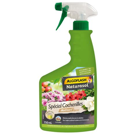 Insecticide Spécial Cochenilles 750ml Algoflash Desjardinsfr