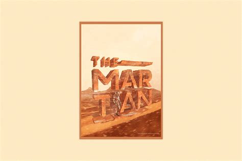 THE MARTIAN - Movie poster on Behance