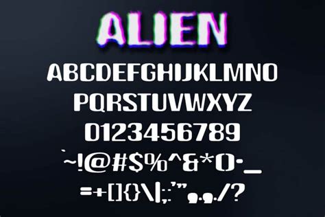 Download Alien font | fontsme.com