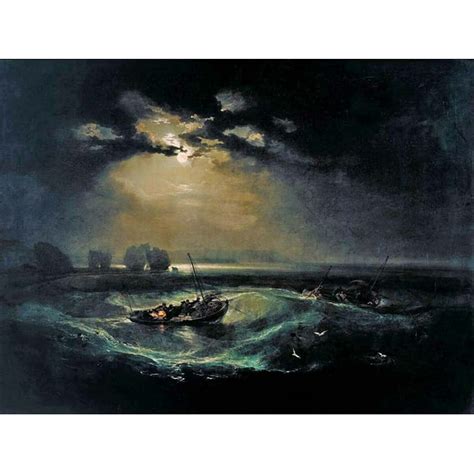 William Turner Fishermen At Sea - Canvas OR Print Wall Art - Walmart.com