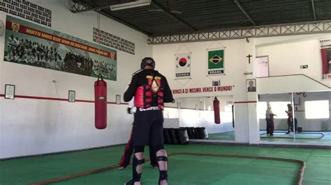 Primeiro Sparring Da Vida Kickboxing Sparring Youtube