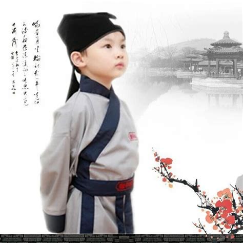 chinese costume clothing children ancient traditional clothes of Han ...