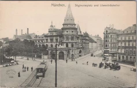 Ak Ansichtskarte M Nchen Stiglmaierplatz Bm Eur