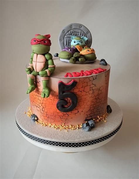 Tmnt Cake Ninja Turtles Isaac Cake Decorating Birthdays Desserts