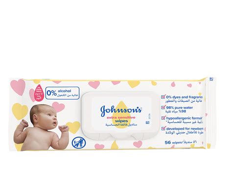 Johnson Baby Wipes Extra Sensitive 56 pcs