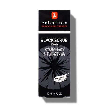 Купить черный скраб для лица 50 мл в официальном интернет-магазине Erborian