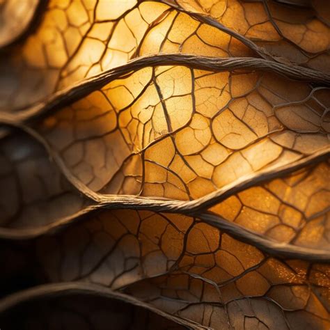 premium ai image  close  view      leaf