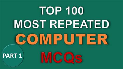 Top 100 Most Repeated Computer Mcqs Fpsc Nts Ppsc Etc Its Etc Part 1