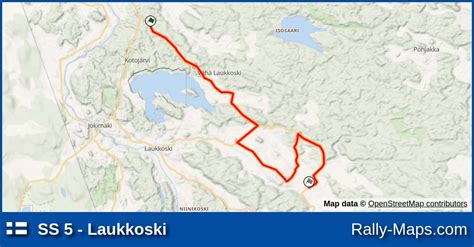 Ss Laukkoski Stage Map Keski Uusimaa Ralli Rally Maps