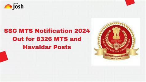 Ssc Mts And Havaldar Recruitment 2024 Apply Online For 8326