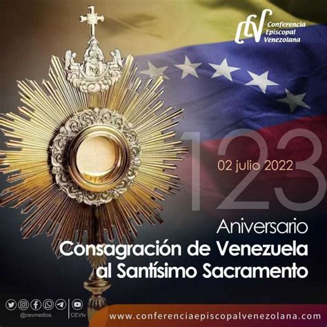 123 Años De La Consagración De Venezuela Al Santísimo Sacramento