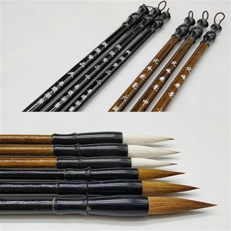 Japanese Calligraphy Brush Set - 3Pcs Artistic Writing