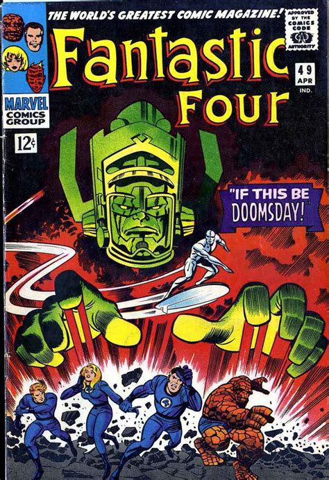 Fantastic Four #49﻿ - Jack Kirby art & cover + 1st Galactus - Pencil Ink