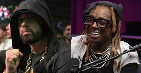 Lil Wayne gives high praise to Eminem's Battle Rap skills