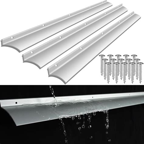 Amazon.com : 40 Inch Anodized Aluminum Door Drip Cap, 3 Pcs Rain Drip