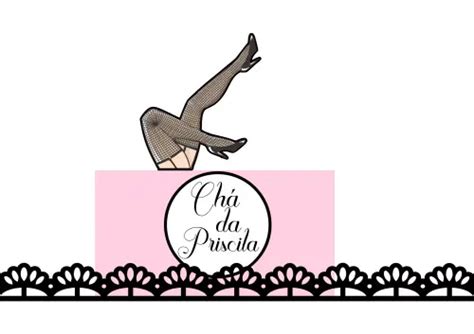 Arquivo de Corte Topo de Bolo Chá de Lingerie Vitrine Artesanou