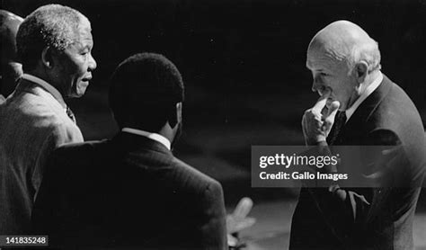 Nelson Mandela Fw De Klerk Photos And Premium High Res Pictures Getty