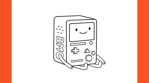 Bmo Adventure Time Coloring Pages