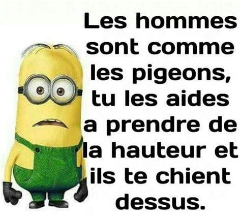 Épinglé par Elodie RS sur Les Minions Blague minion Citation humour