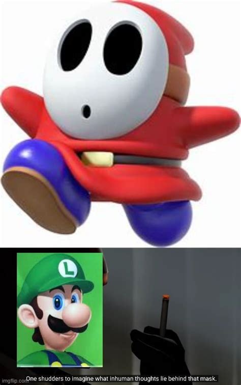 I Still Wonder What Luigi Saw Under Shy Guy S Mask In Mario Power Tennis That Horrified Him So