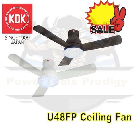 KDK U48FP 48 INCH LED DC MOTOR CEILING FAN/3 BRIGHTNESS LED LIGHT/FREE ...
