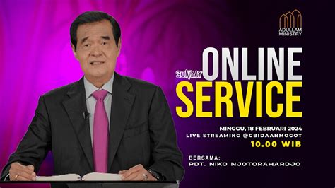 Ibadah Online Februari Bersama Pdt Niko Njotorahardjo Youtube