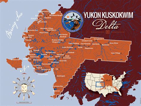 Villages Of The Yukon Kuskokwim Delta The Highlighted Area Is Similar