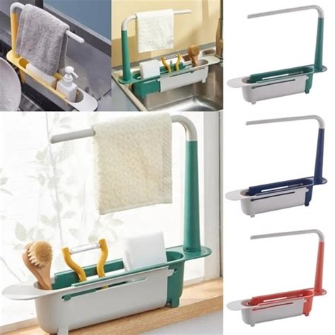 Adjustable Telescopic Sink Shelf Random Kitchen Sink Organizer