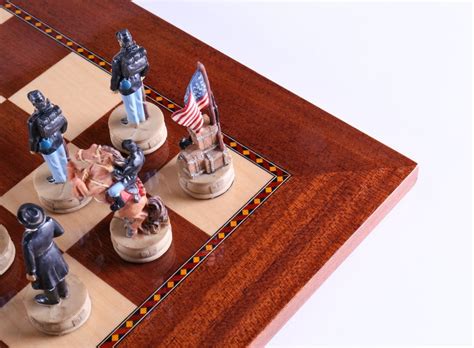 Civil War Chess Set with Storage – Chess House