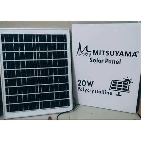 Jual Solar Panel Surya 20 WP Solar Panel Shopee Indonesia