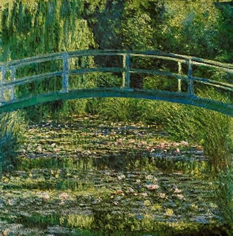 Impressionist Painting Napkin Large Decoupage Napkins Bridge Over