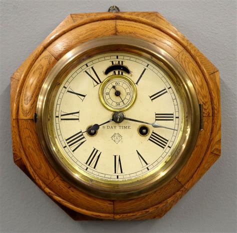 Ansonia Oak Gallery” Wall Clock Clockpricescom